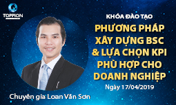 Khoá đào tạo: Phương pháp xây dựng BSC & Lựa chọn KPI phù hợp cho doanh nghiệp